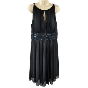 Elegant Black Sleeveless Dress